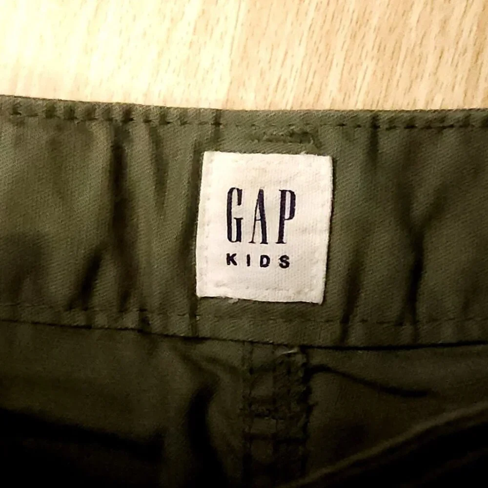 Gap Kids Girl's Green Adjustable Waist Shorts 8